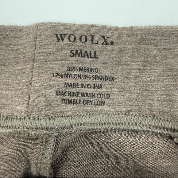 WOOLX Stella Cold Weather Wool Blend Leggings Brown Tan - Picture 8 of 8